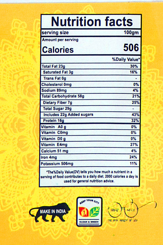 Harishi peanut chikki is full of nutrition.